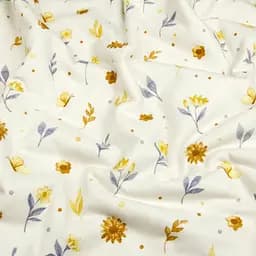 Наволочка Cosas Honey bloom фланелева 50х70 см жовта (Flannel_HoneyBloom_50x70) - мініатюра 3