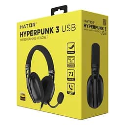 Навушники Hator Hyреrpunk 3 Hi-Res USB 7.1 Black (ESH10) - мініатюра 6