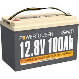 Акумулятор Power Queen LiFePO4 12V 100Ah H190, 1280Wh, BMS 100A