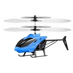 Детский летающий вертолет с сенсорным управлением и светодиодной подсветкой UFT Fly 13 Blue