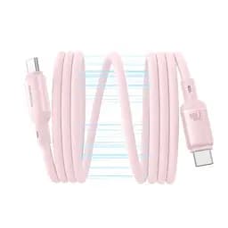 Дата кабель Baseus PicoGo Magnetic Liquid Silicone Type-C to Type-C 240W (1m) (P10376800) Baby Pink - мініатюра 2