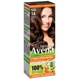 Стійка крем-фарба для волосся Acme Color Avena Naturals 7.0 середньо-русявий шатен