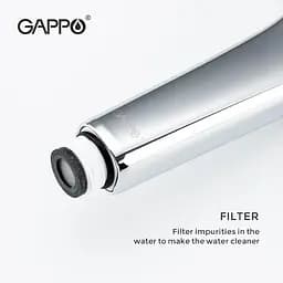 Ручний душ Gappo G003, 3-режим, чорний, Чорний матовий - мініатюра 5