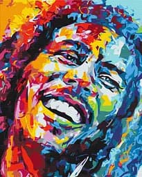 Картина за номерами на підрамнику Brushme Веселковий Марлі