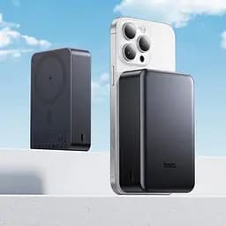Акумулятор портативний Hoco J160B Original PD 20W magnetic power bank 20000mAh бездротова зарядка - мініатюра 9