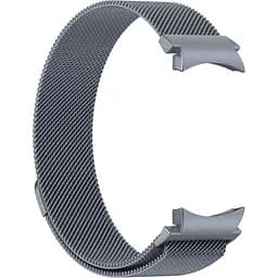 Ремінець ArmorStandart Milanese Magnetic для Samsung Galaxy Watch 7/FE/6/6 Classic/5/5 Pro/4/4 Classic Grey (ARM86843) [151812] - мініатюра 3