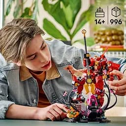 Конструктор LEGO Ninjago Робот Вогняного Лицаря 996 деталей (71846) - мініатюра 15