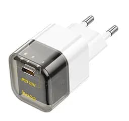 Сетевое зарядное устройство для компьютера Hoco C125A Transparent tribute single-port PD20W charger ( EU ) Transparent Черный