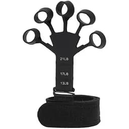 Тренажер-еспандер для пальців рук та кисті EasyFit Spiderweb Чорний (EF-1901)