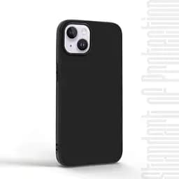 Чехол-накладка для смартфона Apple iPhone 14, противоударный, силиконовый, термополиуретановый (ТПУ), с защитой камеры и корпуса, черный, защита всего корпуса, ArmorStandart (ARM65612) - мініатюра 2