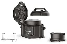 Мультиварка-скороварка Ninja Foodi Health Grill & Air Fry 7-in-1, 6 л (OP300EU) - мініатюра 3