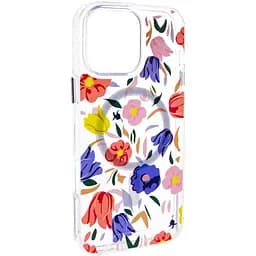 Чохол Epik TPU+PC Clear Garden with MagSafe для Apple iPhone 16e/17e 6.1" Tropical Art