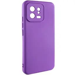 Чохол TPU GETMAN Liquid Silk Full Camera для Xiaomi 13 Фіолетовий / Purple - мініатюра 2