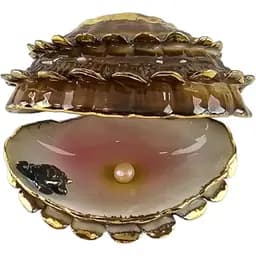 Перлина порцелянова коричнева 8,5х6х6 см