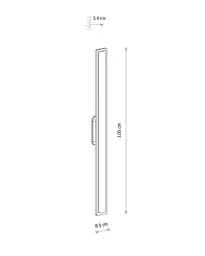 Світильник вуличний настінний Nowodvorski 11554 Isla LED 1x22W 3000K 1200Lm IP54 пісочний - мініатюра 7