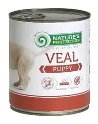 Влажный корм для щенков всех пород с телятиной Nature's Protection Puppy Veal 800 г