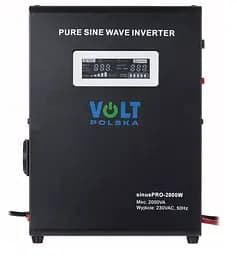 Гібридний ДБЖ/інвертор Volt Polska SINUS PRO 2000 W 24/230V 1400/2000W (3SP200024W)