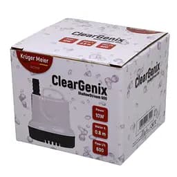 Помпа підйомна з низьким зануренням Kruger Meier ClearGenix 600 л/г для фонтанів, акваріумів, ємностей - мініатюра 1