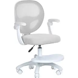 Детское кресло Bambi с подлокотником и подножкой регуляция высоты белое M 6056-11 