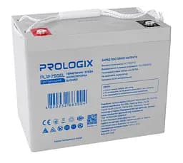 Акумуляторна батарея Prologix 12V 75AH (PL12-75GEL) GEL - мініатюра 4