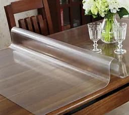 Силіконова скатертину М'яке скло Soft Glass Покриття для меблів 2.1х1.0м (товщина 1.0 мм) Матова - мініатюра 9