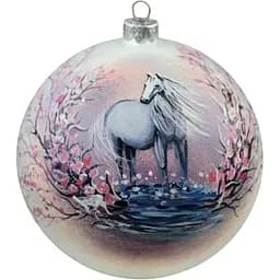 Ялинкова прикраса Різдвяні історії Символ 2026 Східний вітер куля скло (4820001168105)