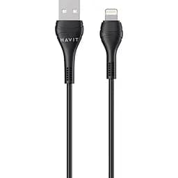 Кабель Havit CB6160-L 2A USB - Lightning 1.8 м черный (HV-CB6160-L-BK)