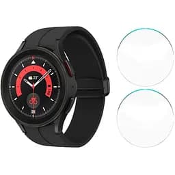 Защитное стекло Watchbands для Samsung Galaxy Watch 5 Pro 45mm Black Titanium (SM-R920NZKASEK) 2шт (WB000545BT-2)