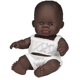 Лялька-пупс анатомічна Miniland, хлопчик-афроамериканець, 21 см (31123)