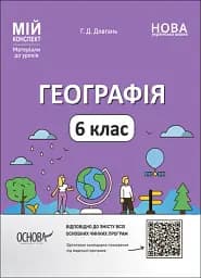 Матеріали до уроків. Географія. 6 клас