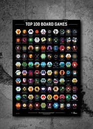 Скретч постер Top Scratch Топ 100 Настільних Ігор (Scratch Poster Top 100 Board Games) (84264) - мініатюра 3