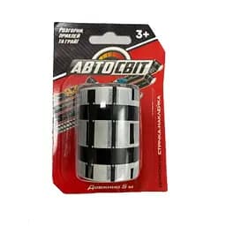 Дорожня стрічка-наклейка AS-2939 АвтоСвіт, 4,8 х 500 см, на блістері (6903317446209) Залізна дорога Вид 1