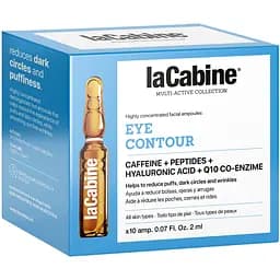 Висококонцентровані ампули для шкіри навколо очей La Cabine Eye Contour проти зморшок, набряків та темних кіл 10х2 мл 