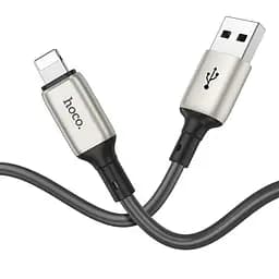 Кабель Hoco X66 Pisces Cable USB to Lightning 2,4A 1m Gray