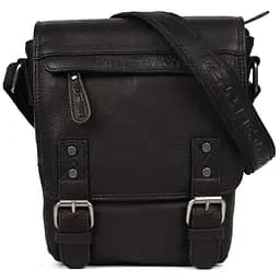 Чоловіча шкіряна сумка через плече Hill&Burry 17х25х6 см sum0025755