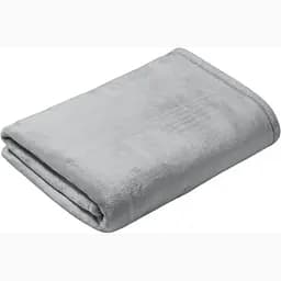 Плед LeLit велсофт гладкокрашеный 150х200 см светло-серый PL-0002 (le2000000340265)