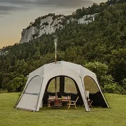 Тент для кемпінгу Naturehike CNK230WS014 4.6 м x 4,0 м бежевий - мініатюра 7