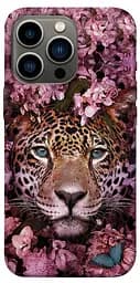 TPU чохол Леопард у квітах