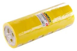 Скотч пакувальний односторонній Unifix 45 мм x 80 м x 40 мкм жовтий - мініатюра 2