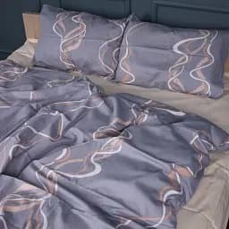 Пододеяльник MirSon Сатин Wavy Lines 220х240 см (2200011121772)