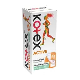 Щоденні прокладки Kotex Active Deo 96 шт. (2 уп. х 48 шт.) - мініатюра 3