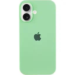Чохол Epik Silicone Case Full Protective AA для Apple iPhone 16, 6.1 Зелений/Pistachio