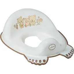 Туалетне сидіння Tega Медведики з протиковзними гумками біле