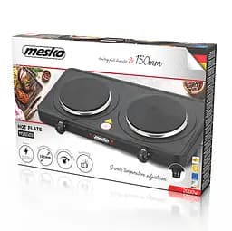 Электроплита двухкамфорная 2000Вт Mesko MS 6509