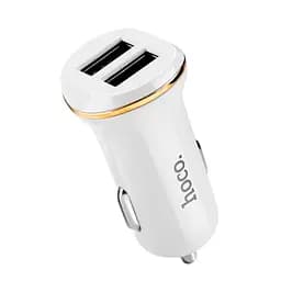 Автомобильное зарядное устройство для Hoco Z1 2 USB белый