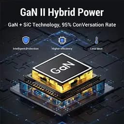 Мережева зарядна станція ILEPO 240W на 4 USB+4 Type-C мультизарядний пристрій потужний блок живлення Black (19338) - мініатюра 6