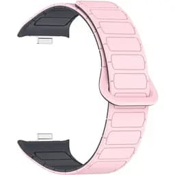 Ремінець DK CDK для Xiaomi Redmi Watch 4 Silicone Shaped Magnetic Band (018838) (pink / grey)