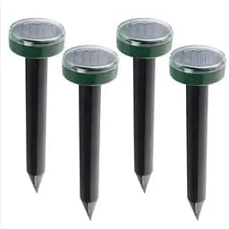 Отпугиватель кротов солнечный ультразвуковой 4 шт.