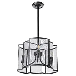 Люстра Brille лофт E14 40W BK (BL-400S/3)