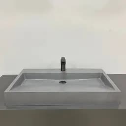 Умивальник VBI Vieste 90 grey matt накладний VBI-016802, Сірий - мініатюра 2